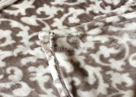 Winter Smooth Flannel Fleece Blanket Rotary Printed 300gsm 200x240cm For Bed Sheet